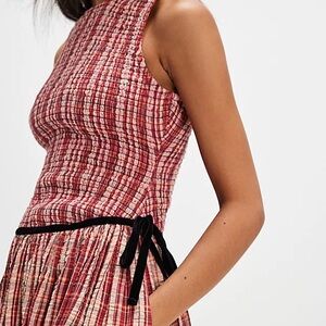 Free people Nightingale plaid Midi
